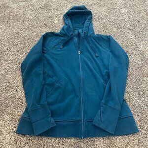 Athleta Triumph Zip Up Hoodie dark blue